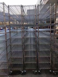 多層帶輪置物架/家用收納架/辦公展示架現貨