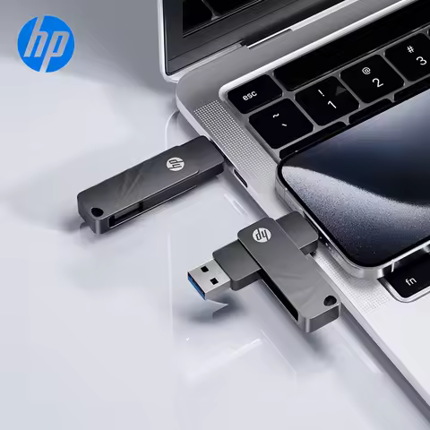 HP USB 3.2 & Type-C Dual Interface Metal Flash Drive 120MB/s High Speed Pen Drive Memory Stick Pendr