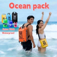 Ocean Pack Extra Thick Waterproof 2L-30L Dry Bag for Camping Hiking Beach Swimming 防水桶包