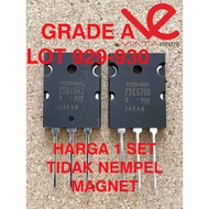 A1943 C5200 GRADE LOT 929 930a (1SET) TOSHIBA TRANSISTOR 2SA1943 2SC5200 1943 C 5200 1943 c5200 ups