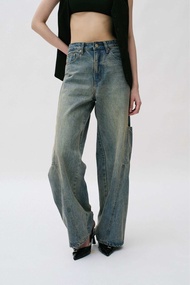 Fabrique.co - Baggy Cargo Jeans กางเกงยีนส์ กางเกงคาร์โก้