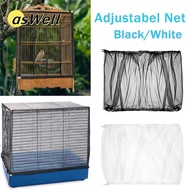 ASWELL Birdcage Cover Adjustable Nylon Mesh Decoration