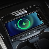For Mercedes-Benz  A B Class GLA GLB 2020-2021 Car Center Console QI Wireless Charger Fast Charge Ph