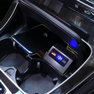 Car Wireless Charger For Mercedes Benz Accessories C-Class GLC W205 C300 AMG C43 C63 Interior Modifi