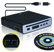 Car CD Player for Portable  External Car CD player Dual-Mode USB or Bluetooth CD Player with for Car