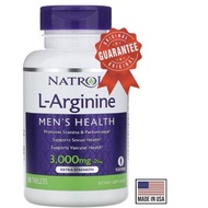 L-Arginine MAX 3000mg (Energy for men)  100% Vegetarian, Made in USA