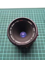 Canon FD 50mm f/3.5 Macro Lens FD鏡頭