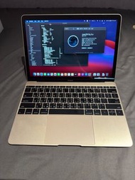 MacBook 2015 12” 8G/512G A1534 全新電池循環1 盒裝配件完整 win10 雙系統