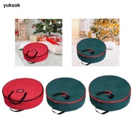 [yuksok] Christmas Wreath Storage Bag Garage Organization Decorating Holiday Bag
