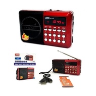 ORIGINAL JOC RADIO AL QURAN FM RADIO RECHARGEABLE  mp3 memorycard