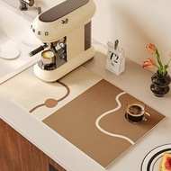 LIVINSTORE Kitchen Mat Absorbent Dish Drying Mat 30x40 40x50 For Kitchen Heat Resistant