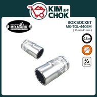 Mr.Mark Box Socket MK-TOL-4402M (11-21mm) | 1/2" 12-Point Socket CRV Hand Socket
