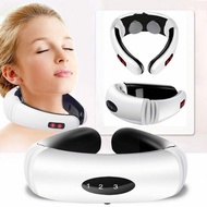 Electric Pulse Back and Neck Massager Far Infrared Heating Pain Relief Health Care Infrared Pain Relief Massage Tool