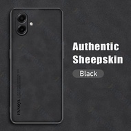 Jingsanc Leather Casing For Samsung Galaxy A07/Samsung Galaxy A07 LTE Case Luxury Sheepskin Silicone