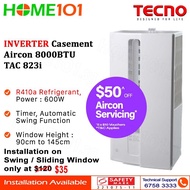 Tecno Inverter Casement Aircon 8000BTU TAC823i I TAC 823i *INSTALL ONLY $35