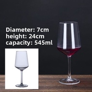 Champagne Glass Goblet Plastic Red Wine Cup Acrylic Transparent Wine Glass Brandy Bar Cocktail Glass