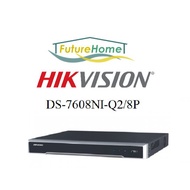 HIKVISION 8 Channel NVR Camera - [ Model: DS-7608NI-Q2/8P] CCTV Embedded Plug & Play 4K NVR [PC-Mobi