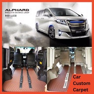 SINGLE layer carpet + Boot Toyota Alphard Vellfire Estima car custom