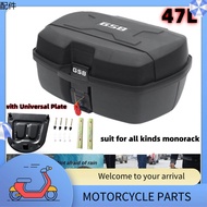 cushion ❀Box GSB 47L Box Motor Kappa GSB Box lc135 Bakul Motor Motorcycle Box Storage Extra Trunk Waterproof With Universal Plate✤