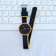 Jam Tangan Wanita Canvas Korea Fashion Moderen Terbaru 2025