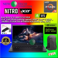 Acer Nitro V 15 ANV15-52-5914 Gaming Laptop (C5-210H 4.80GHz,512GB SSD,16GB D5,NV RTX4050RTX 4050  6