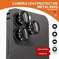Camera Lens For iPhone 14 13 12 11 Pro Max 15 Pro 13 Pro 12 13 Mini Sapphire Tempered Glass Ring Lens Cover Protector