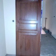 Daun Pintu Kayu Jati model 2 daun dan 1 daun