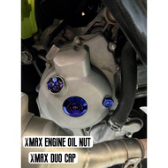 XMAX Penutup Minyak Enjin Oil Nut Magnet cover 100% CNC HENG Thai High-Quality Stainless-Steel Anti 