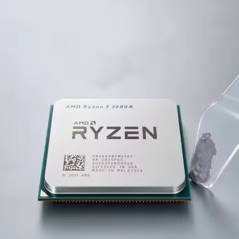 AMD Ryzen 5 2600X R5 2600X 6 Core 12 Thread 3.6GHz 95W AM4 Socket Desktop CPU Chip Support B450 X470