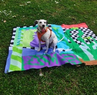 抽象臉2藝術插畫野餐墊 戶外露營防潮防水帳篷沙灘墊 原創設計