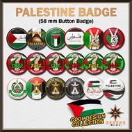Button Badge Palestine - 58mm size - Peace Palestine