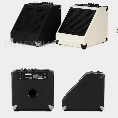 40W Monitor Speakers 100-220V Loud Speaker 70mv Drum Audio Amplifier Bass Treble Control Sound Box F