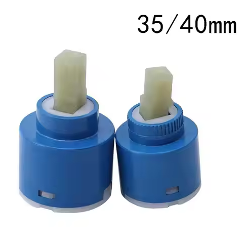 35/40mm Ceramic Disc Cartridge Mixer Faucet Thermostatic Cartridge Faucet Disc Valve PP Plastic Cera