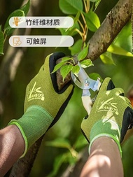 Bamboo Fiber Anti-thorn Gardening Gloves, Anti-cut, Anti-puncture, Waterproof, Rose, Outdoor Fishing, Climbing, Floristr