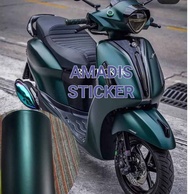 Stiker Skotlet dark green army dof metalik scotlite motor hijau army sticker warna hijau tua