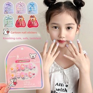 Fake Nails Kawaii Cute Fake Nail Cute Cartoon Nail Accessories For Kids Girls H1f3