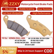1 Pair Motorcycle Accessories Ceramic Fiber Front Brake Pads For HONDA XR 250 R 2004 XR 250 SM 2004 