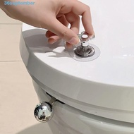 SEPTEMBER Toilet Seat Lifter, 3D Silver Close Stool Seat Handle, Portable No Need Punching Closestool Holder Plastic Toilet Seat Lifting Device knob