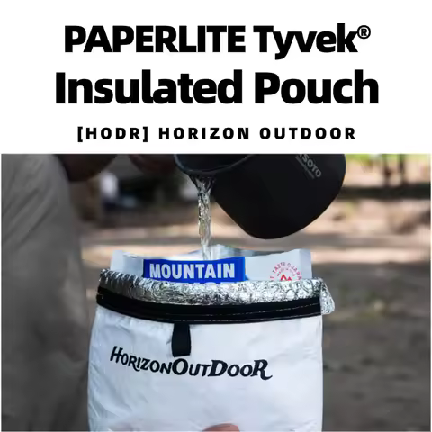 [HODR] Ultralight Thermal Pouch 20 g | Bubble-Foil Insulated Food Bag | Tyvek® Shell Insulated Pouch