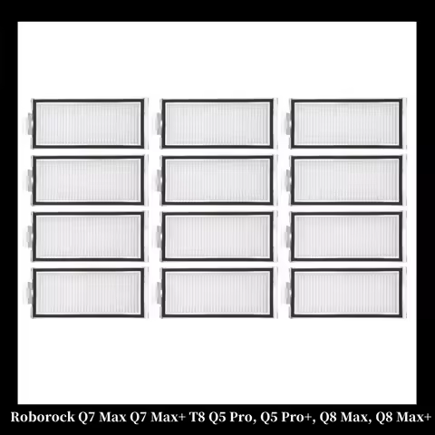 Washable HEPA Filter for Roborock Q7 Max Q7 Max+ T8 Q5 Pro Q5 Pro+ Q8 Max Q8 Max+ Robot Vacuum HEPA
