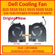 Dell G15 5510 5511 5515 5520 5525 G16 7620 CPU GPU Cooling Fan