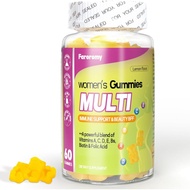 Ladies Multivitamin Jelly Lemon Flavor Vitamin Daily Complex Vitamin Contains Vitamin A, C, D, E, B6