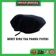 BERET KADET BIRU TUA PANDU PUTERI/BOMBA/KADET POLIS
