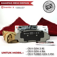 Brake Pads BREMBO CRV CR-V Gen 3 / 4 / 5 RE RM RW Front Premium Ceramic