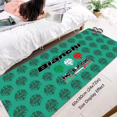 Bianchi Bike Floor Carpet Nordic Style Home Doormat Bathroom-Toilet Mats Bedroom Hotel Decor Mat