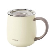 Carote Insulated Ceramic Mug with Lid - 400ml, Ivory