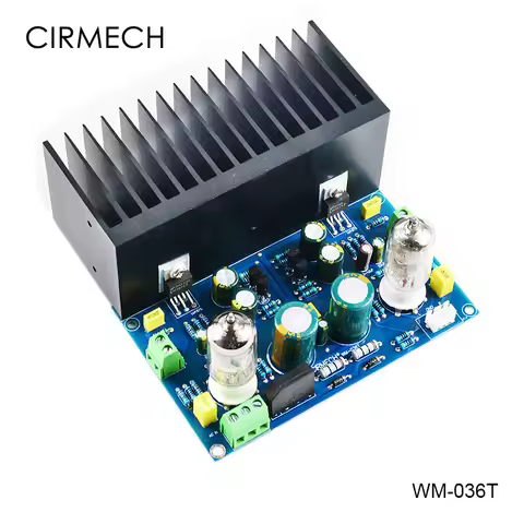 CIRMECH HIFI vacuum tube amplifier board electronic valve amplifier 6J1+LM1875 amplifier ac18v diy k