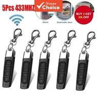5Pcs Original Remote Control for Electronic Gates, Compatible with 433MHz, Automatic Garage, 4 Butto