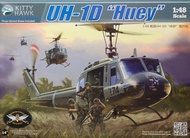 พลาสติก โมเดล ประกอบ kitty hawk สเกล 1/48 UH-1D Huey KH-80154