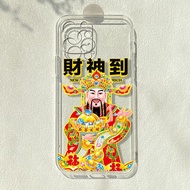God of Wealth to Applicable Apple 13p/14 Huawei Xiaomi 11OPPO Glory vivos7 OnePlus 89 Transparent Ph